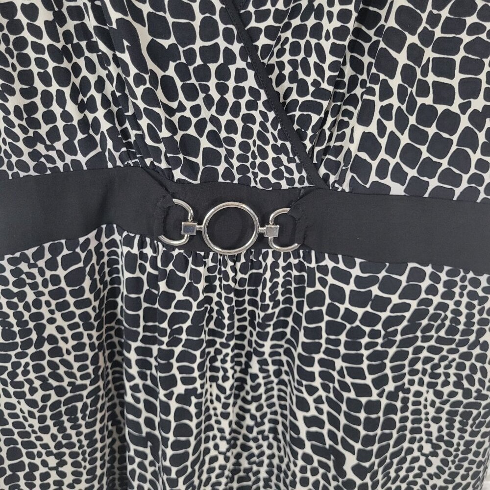 Apt 9 Womens Top Extra Large Sleeveless Black Animal Print Comfy ANI10E - Picture 5 of 10